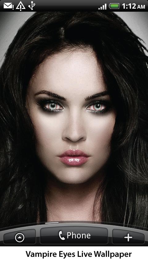 Android application Vampire Eyes Live Wallpaper screenshort