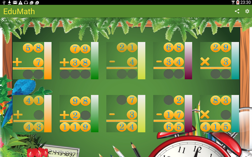 Edumath 2nd and 3rd grade Screen 2