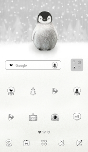 Download 아기펭귄의 겨울 도돌런처 테마 APK