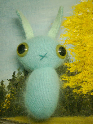 Sally Sea Bunny: This bunny feels at home in the metaphorical sea.  *SOLD*