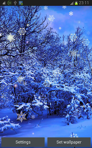 Snowing Places HD LWP