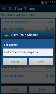 SriLanka Train Times Screenshots 5