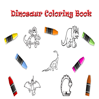 dinosaurs coloring book