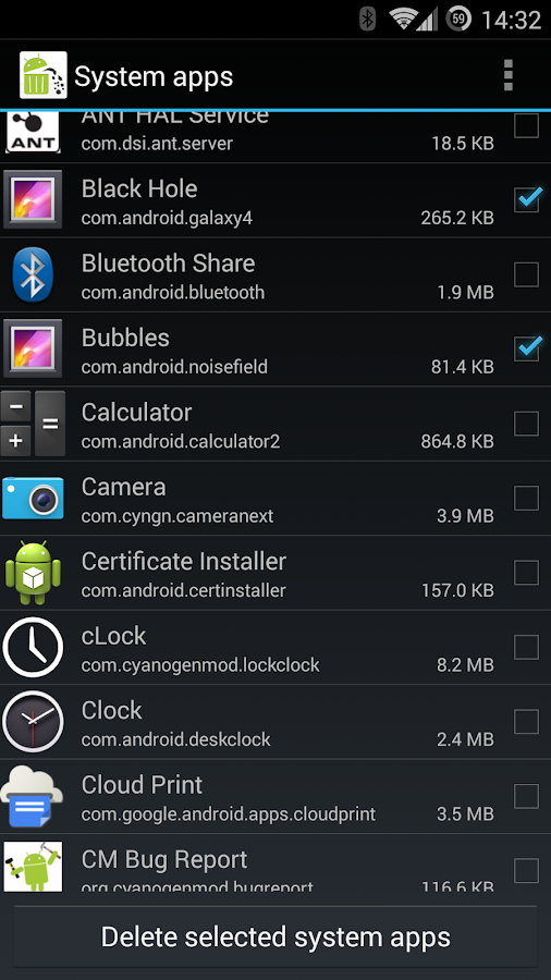 NoBloat - screenshot