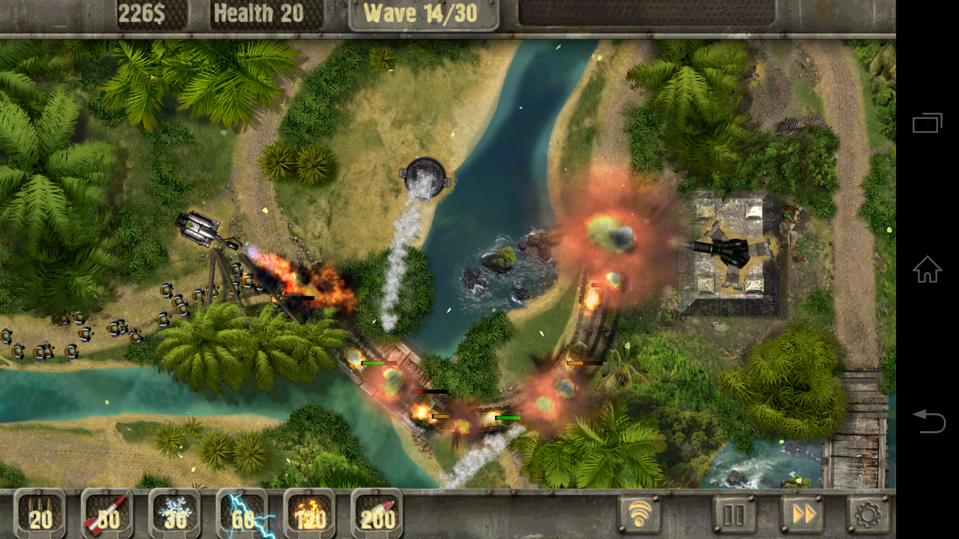 Android application Defense Zone HD screenshort