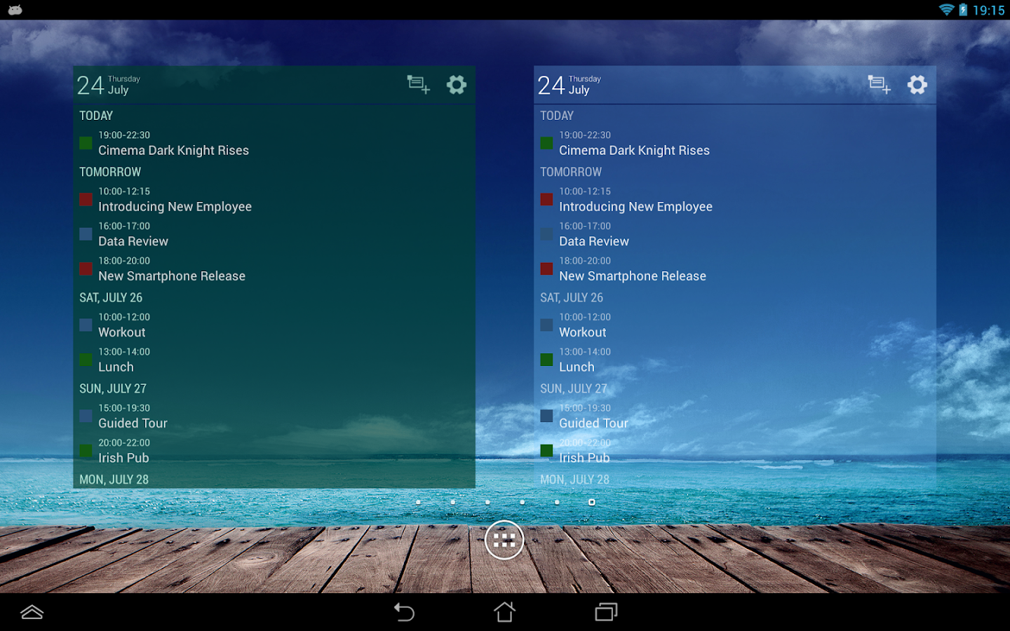 Business Calendar Pro - screenshot