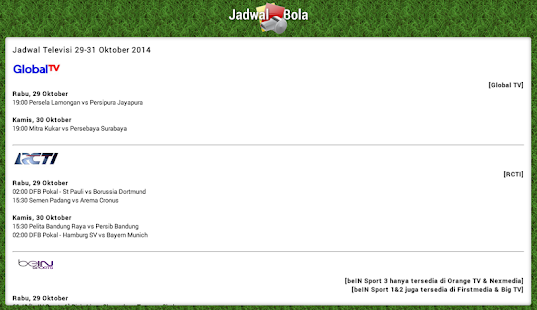 How to download Jadwal TV Bola 1.4.0 mod apk for bluestacks