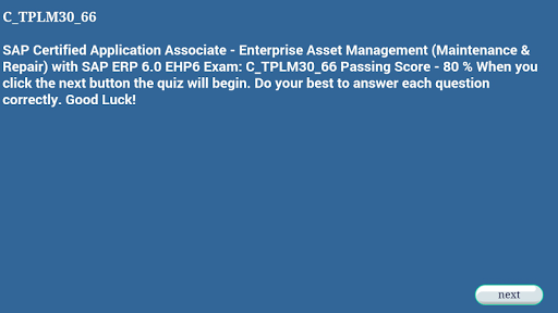 SAP C_TPLM30_66 Test Yourself