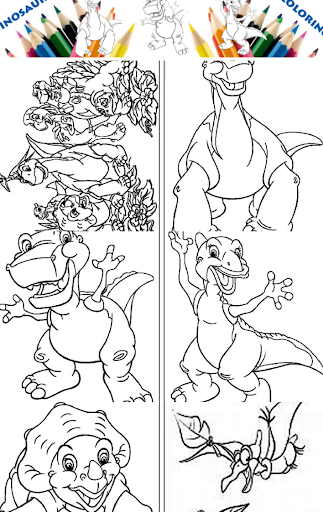 Dinosaurs Coloring For Kids