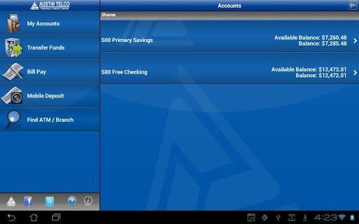 Austin Telco FCU Mobile Tablet