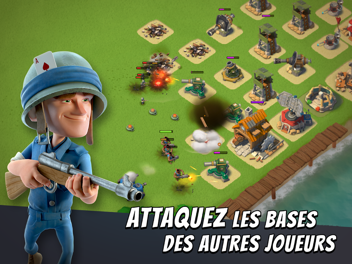 comment avoir plusieur ouvrier dans boom beach