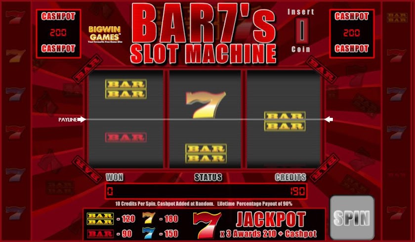 Bar7s Slot Fruit Machine HD Screen 3