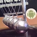 Newton’s cradle live wallpaper logo