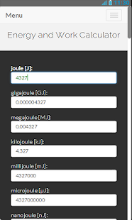 Lastest Energy and Work Calculator APK for Android