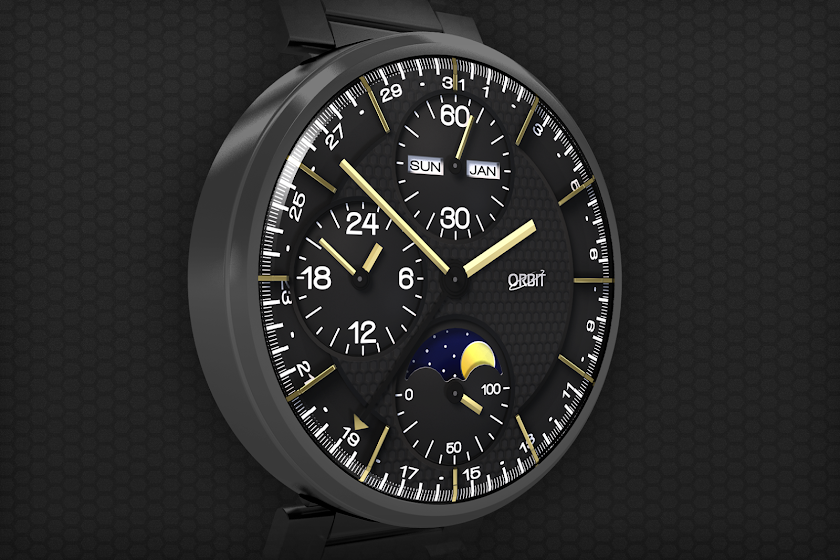Midnight 3D Watch Face Screen 2