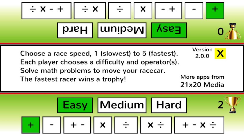 Math Racing Screen 1