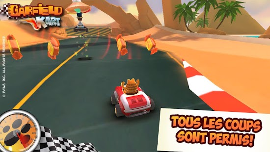 Garfield Kart Screen 2