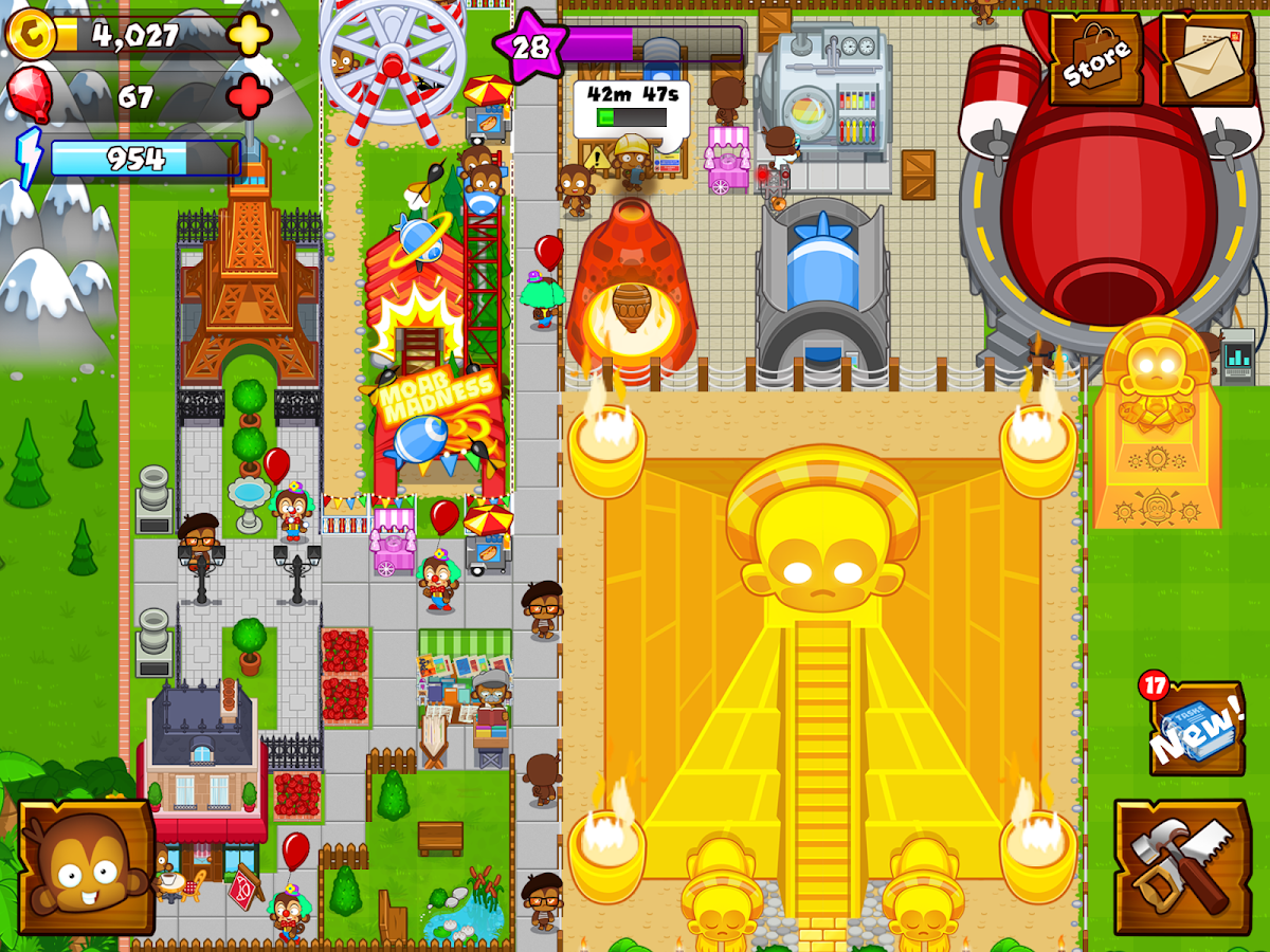 Bloons Monkey City- screenshot