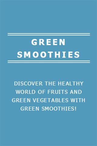 GREEN SMOOTHIES