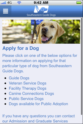 SE Guide Dogs