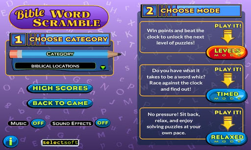 Bible Word Scramble