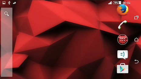 Polygons Red Xperien Theme poster 9