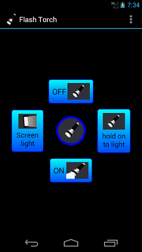 Flash and screen Torch