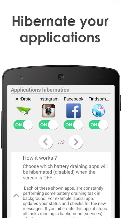 Hibernation Manager - screenshot