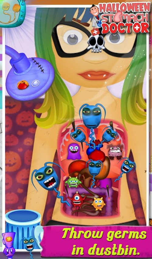 Android application Halloween Stomach Doctor screenshort
