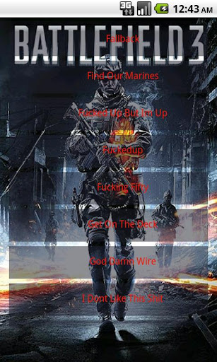 Battlefield 3 Soundboard Pro Android app Screenshot 3