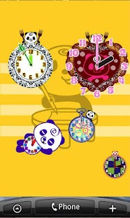 Panda Analog Clocks Full Ver. Screen 2