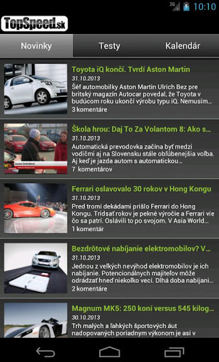 TopSpeed.sk mobile magazin