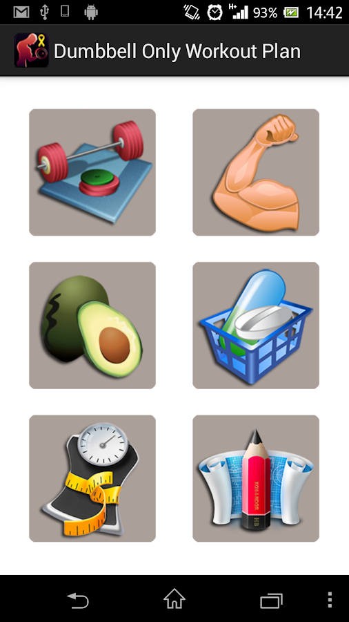 Dumbbell Muscle Workout Plan P - screenshot