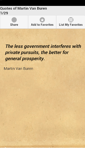 Quotes of Martin Van Buren