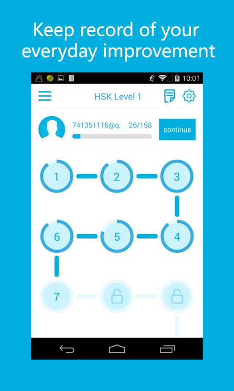 Android application Learn Chinese-Hello Words screenshort