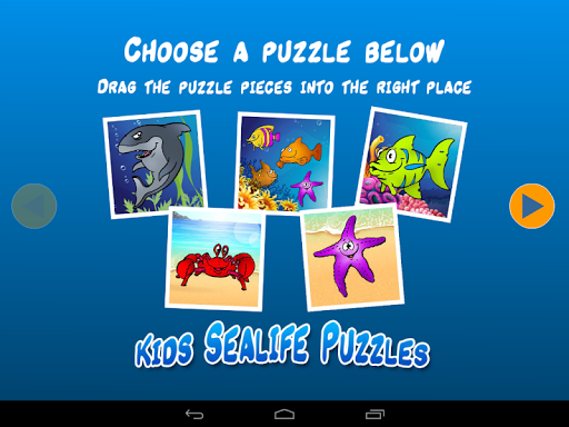 Kids Sea Life Puzzle