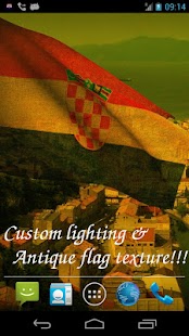 3D Croatia Flag banner