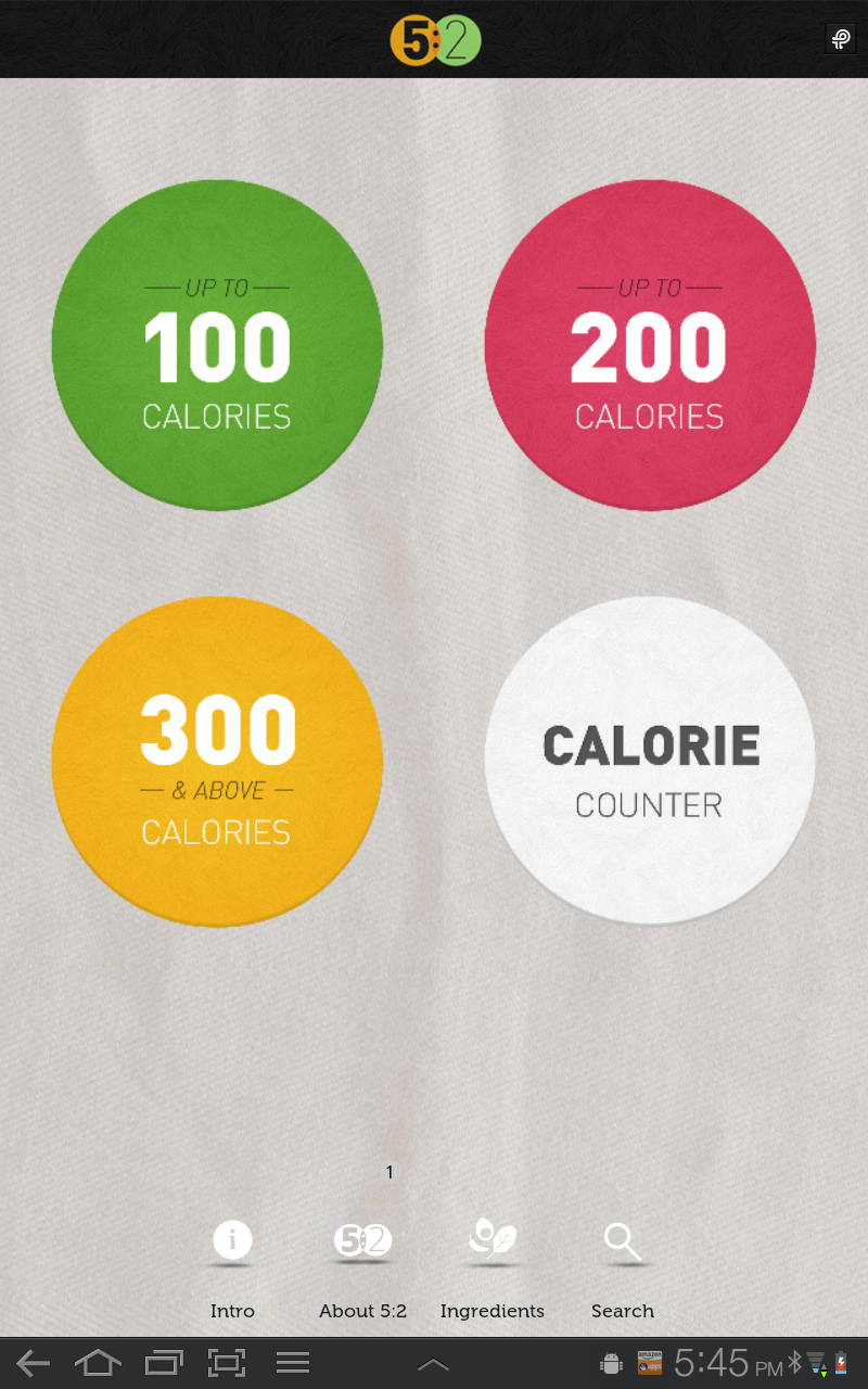 5:2 Fasting Diet Recipes Screen 2