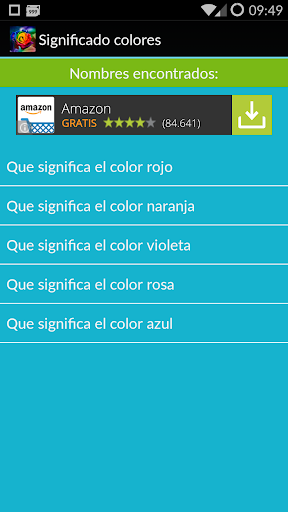 Significado de los colores