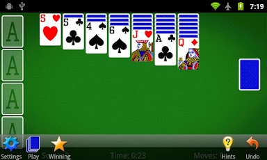screenshot of Solitaire