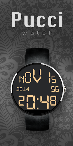 Moto 360 Digital Black Yellow