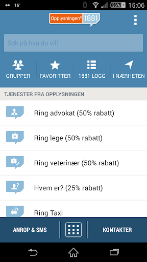 【免費通訊App】Opplysningen 1881 Mobilsøk-APP點子