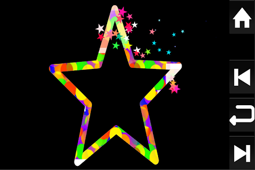 Android application Touch Follow Shapes screenshort