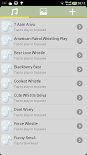 Whistle Ringtones Screenshots 0