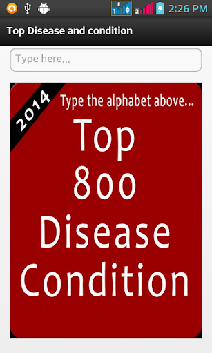 Top 800 Disease Condition