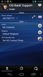 Free RocketDial Razr Blue Theme APK