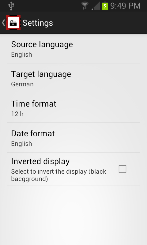 Pebble Dictionary - screenshot