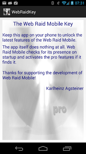 Web Raid Mobile Pro Key