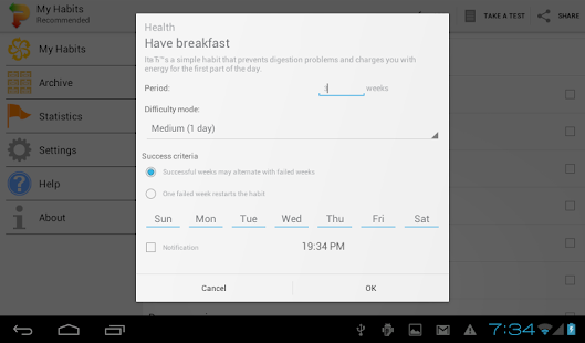 Habitizer Productivity Habits Screenshots 8