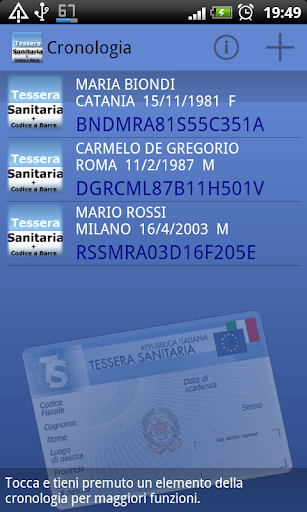 Tessera Sanitaria Italiana Pro